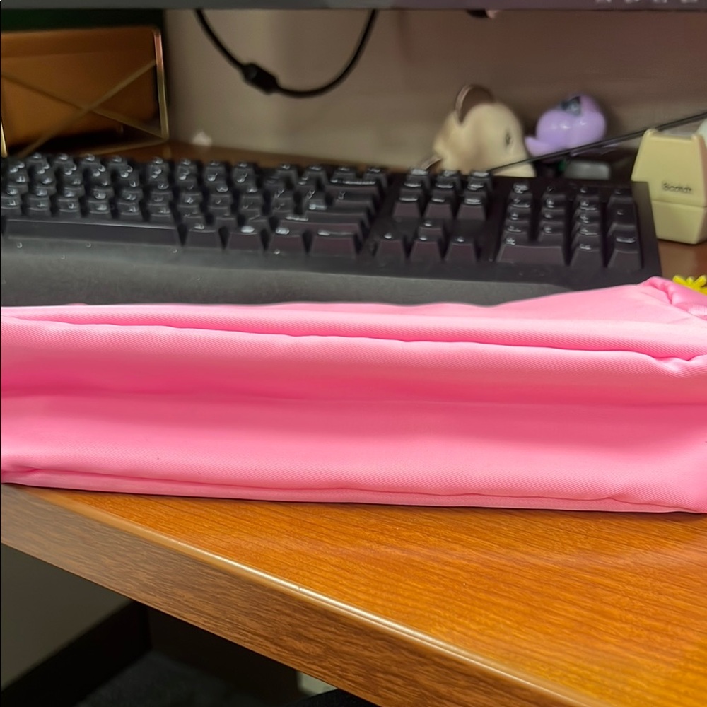 Colorful Lettered Pink Pouch - Picture 6 of 6